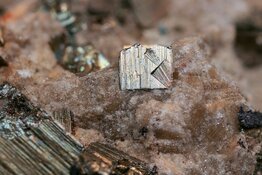 Small mineralization in rock
