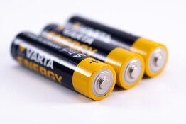 Three batteries in a row