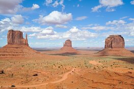 Mesas in Arizona desert