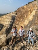 NevGold team in Golden Butte pit at Limousine Butte