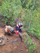 Chalcopyrite outcrops in Olovine