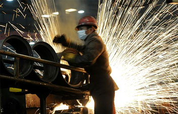 Chinese steelworker